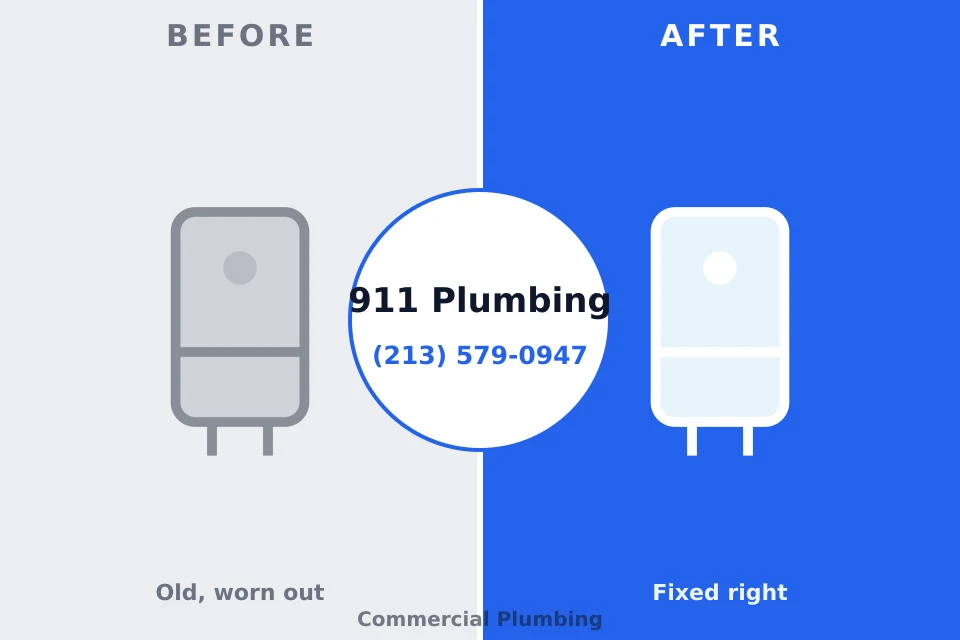 Before and after: plumbing company Fort Atkinson, WI